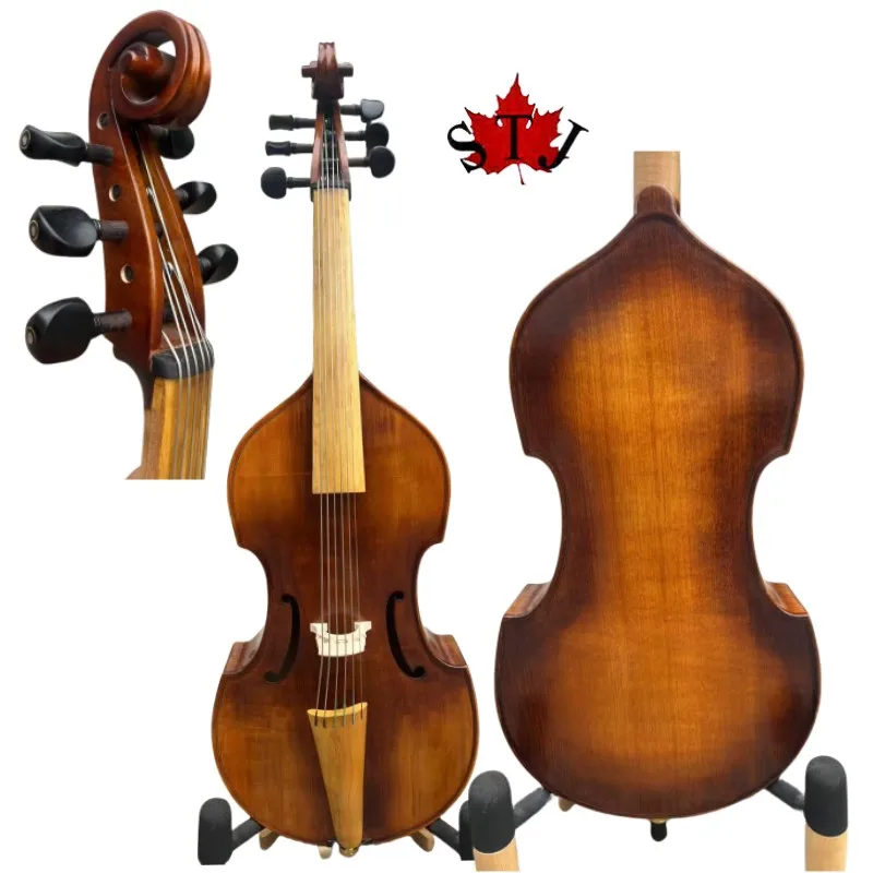 High Quality SONG Master Viola Da Gamba 20 1/2', Brown Color Gamba Cello