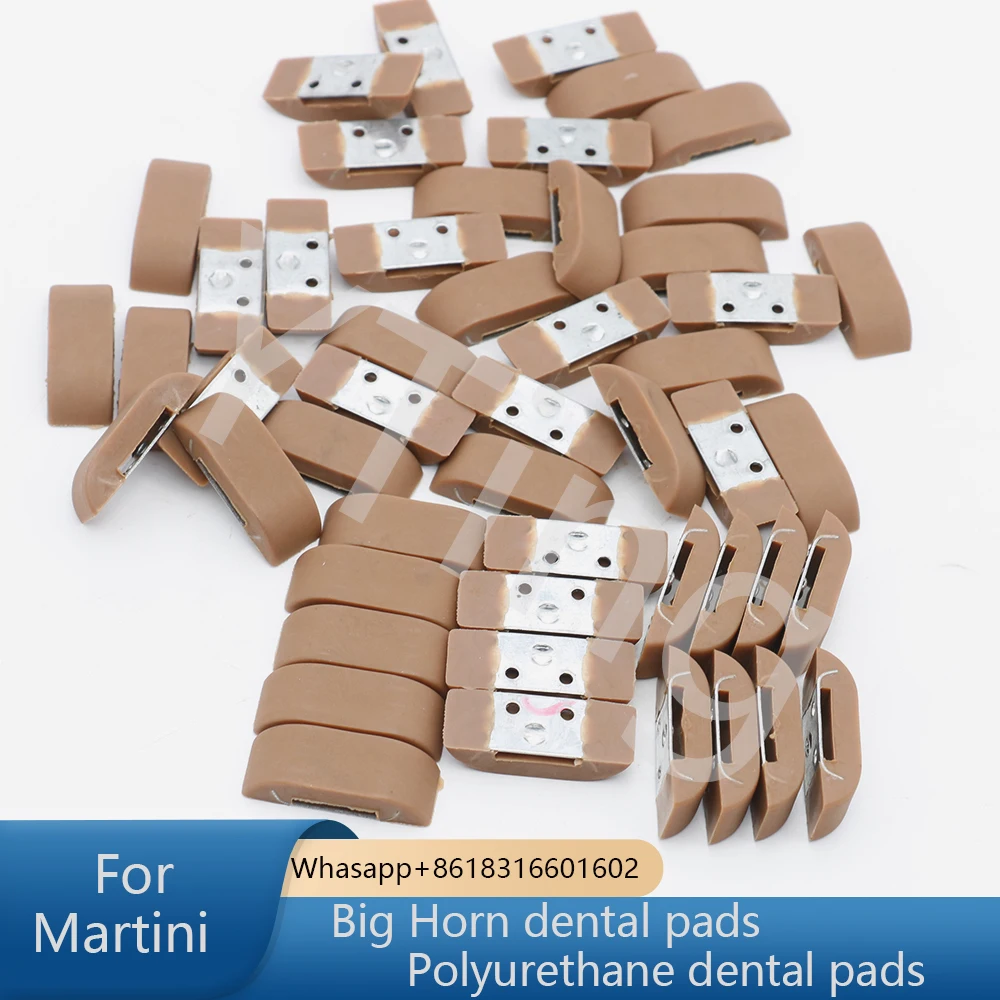 10PCS Martini Big Horn dental pads  Polyurethane dental pads 34x13x8MM For Printing Machine Parts