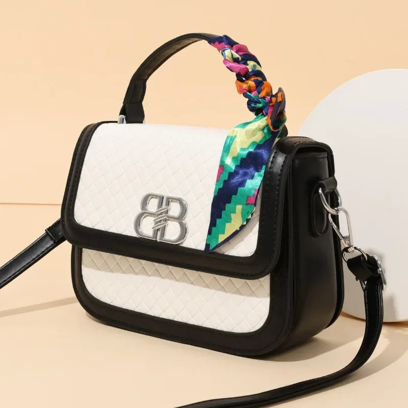 

High-Quality Women's Messenger Bag Luxury Leather Crossbody Shoulder Purse Designer Tote Handbag Elegant Ladies Classic
