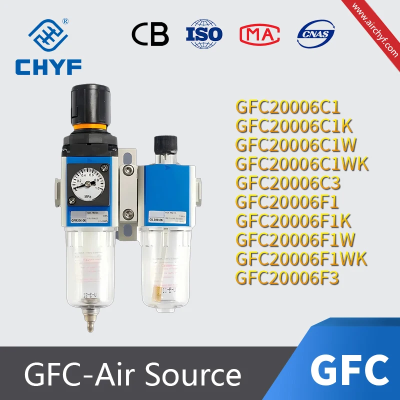 

GFC Series Pneumatic Regulator GFC20006C1 GFC20006C1K GFC20006C1W