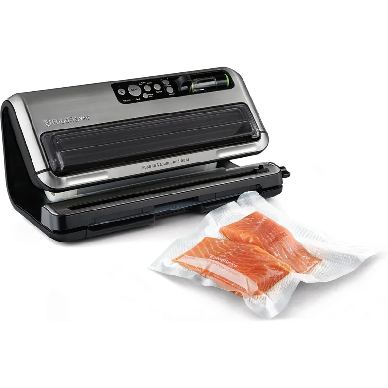 

Система консервации пищевых продуктов FoodSaver FM5460, автоматическая машина для вакуумной запайки 2-в-1 со стартовым комплектом, большая
