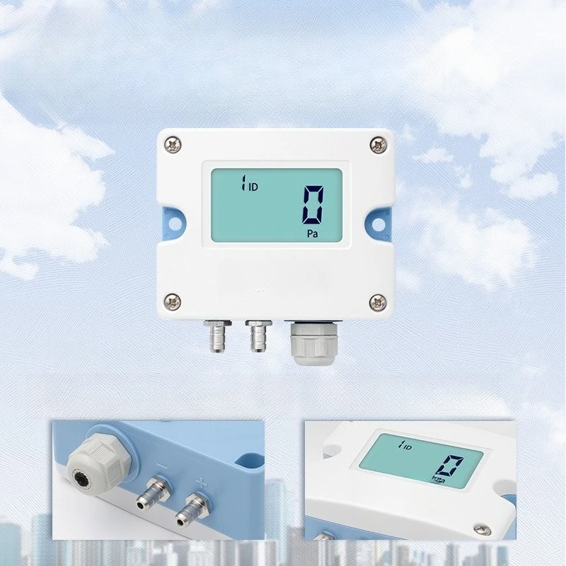 Differential Sensor Air Transmitter 4-20mA Pipeline Air Micro Differential Transmitter