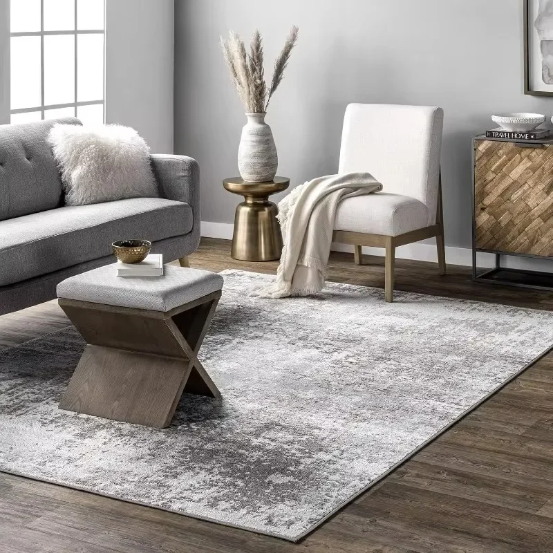 

Faded Abstract Area Rug, This rug makes the perfect centerpiece for your living room, bedroom