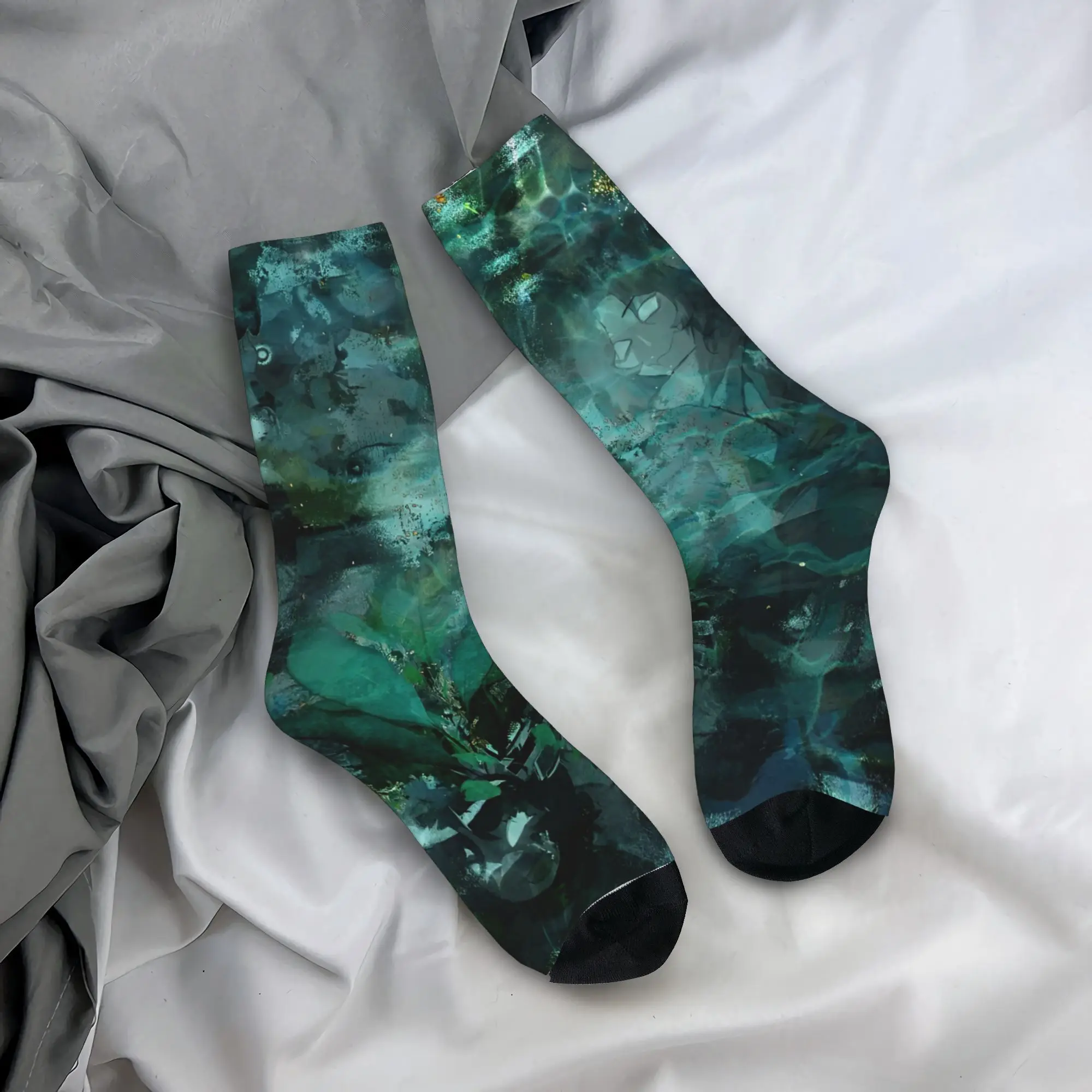

Eyefestation Pressure Forsaken Stockings Design Funny Socks Winter Non-Slip Socks Adults Men Outdoor Medium Soft Socks