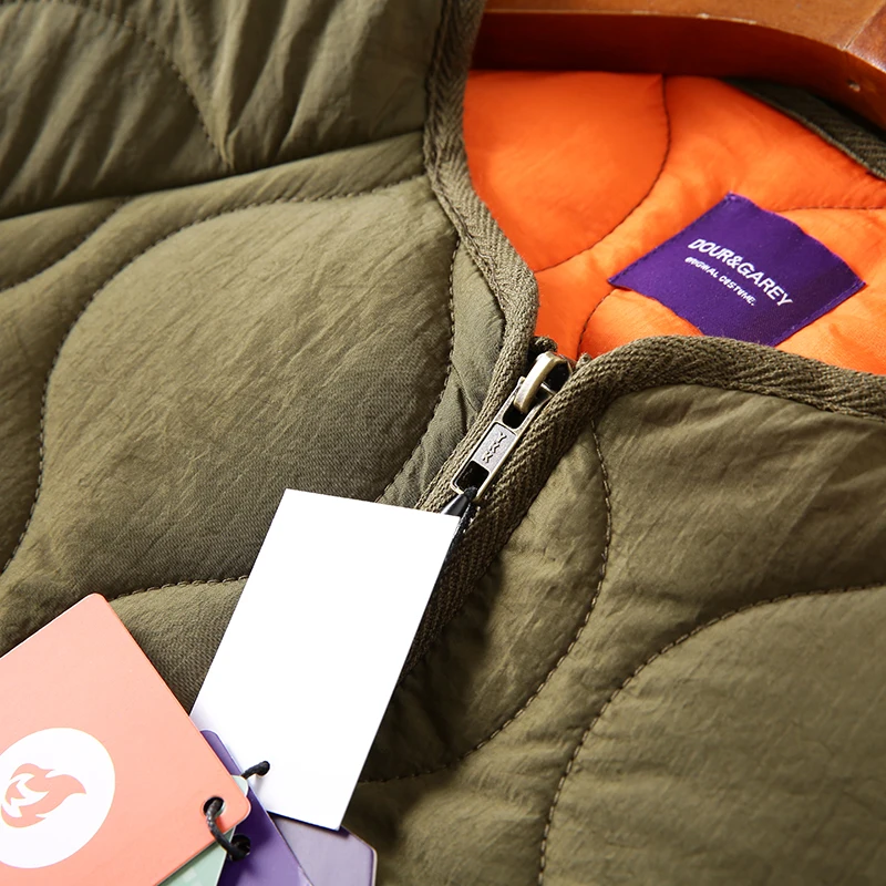 Повседневный японский хлопковый жилет на подкладке без подкладки с воротником-стойкой, теплая модная городская молодежная верхняя одежда, пальто