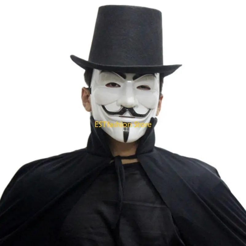 Y5GC Lustige Party Schwarzer Zylinderhut Dress Up Kutschenfahrer Viktorianische Jazzkappe für Erwachsene Kostümparty für
