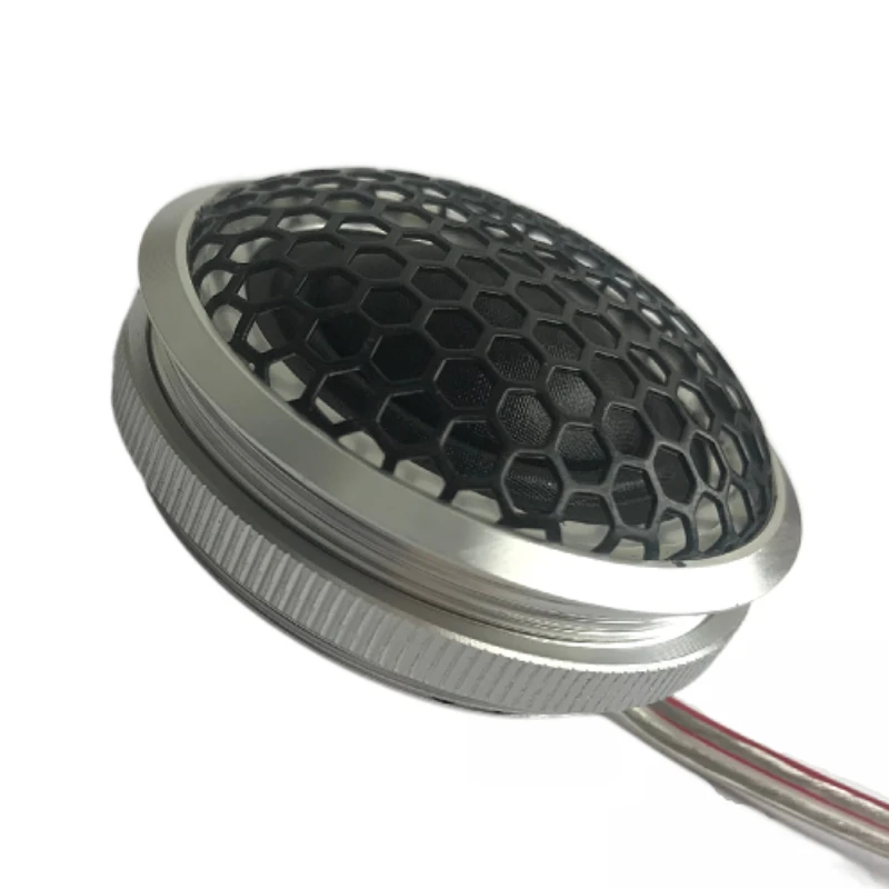Neodymium magnet Aluminum High Tweeter Silk Dome 53mm RMS 15W 4ohm 92DB Tweeter Speaker for Car(1pcs speaker)