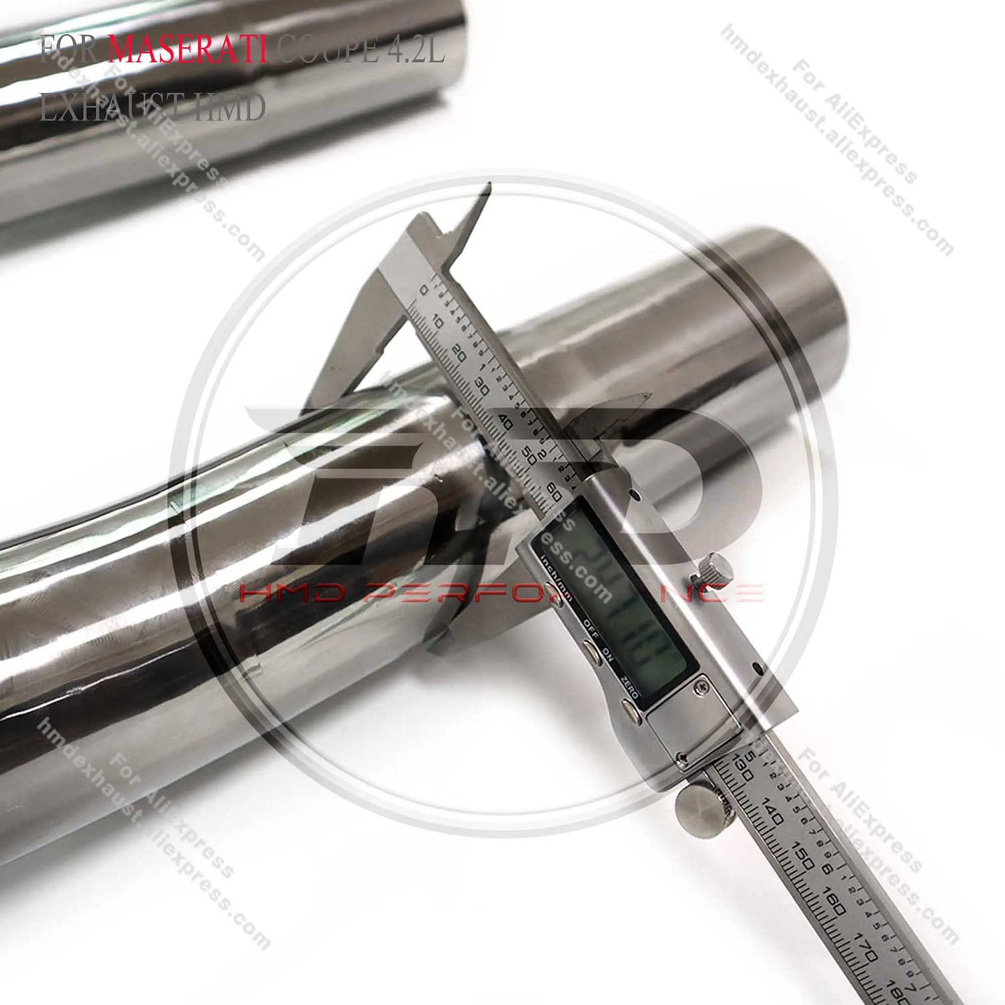 HMD أنبوب العادم المحفز عالي التدفق لمازيراتي كوبيه 4.2L أنابيب أداء السيارات نظام العادم اكسسوارات السيارات 🛫 #5