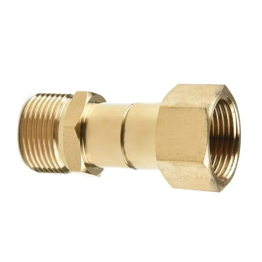 High Pressure Swivel Joint Metric M22 14mm Male/female Thread Pressure Washer Degree Rotation Hose Sprayer Connector