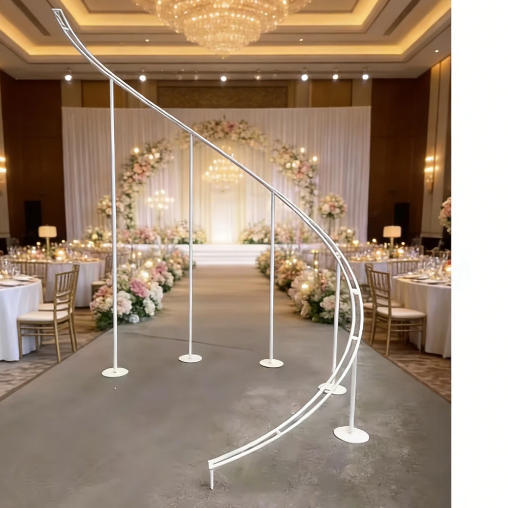 

Большая спиральная железная свадебная цветочная арка, рамка, свадебный богемный деревенский деревенский сад, декор для мероприятий | Фон металлической церемонии