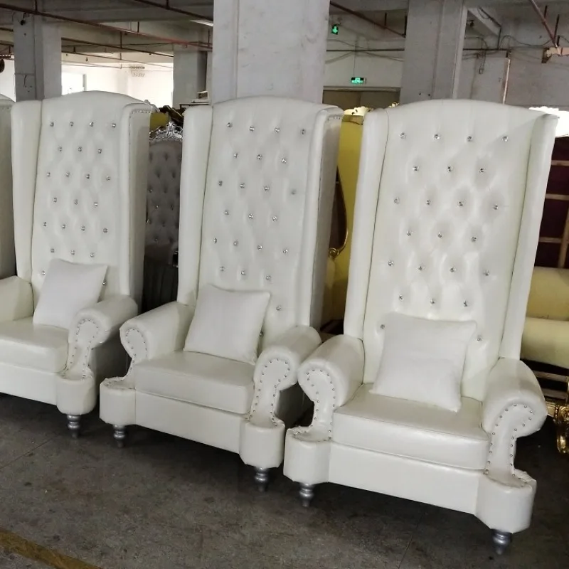 Factory direct sales, beauty club bath foot high back chair, hotel club leisure chair, bride and groom wedding chair