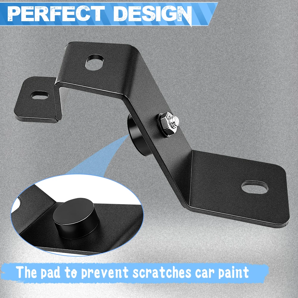 Led Light Holder for Ford Dual Light Led Bar Work Cube Spotlight Pillar Bracket Left Right Side Mount for F150 2015-2025