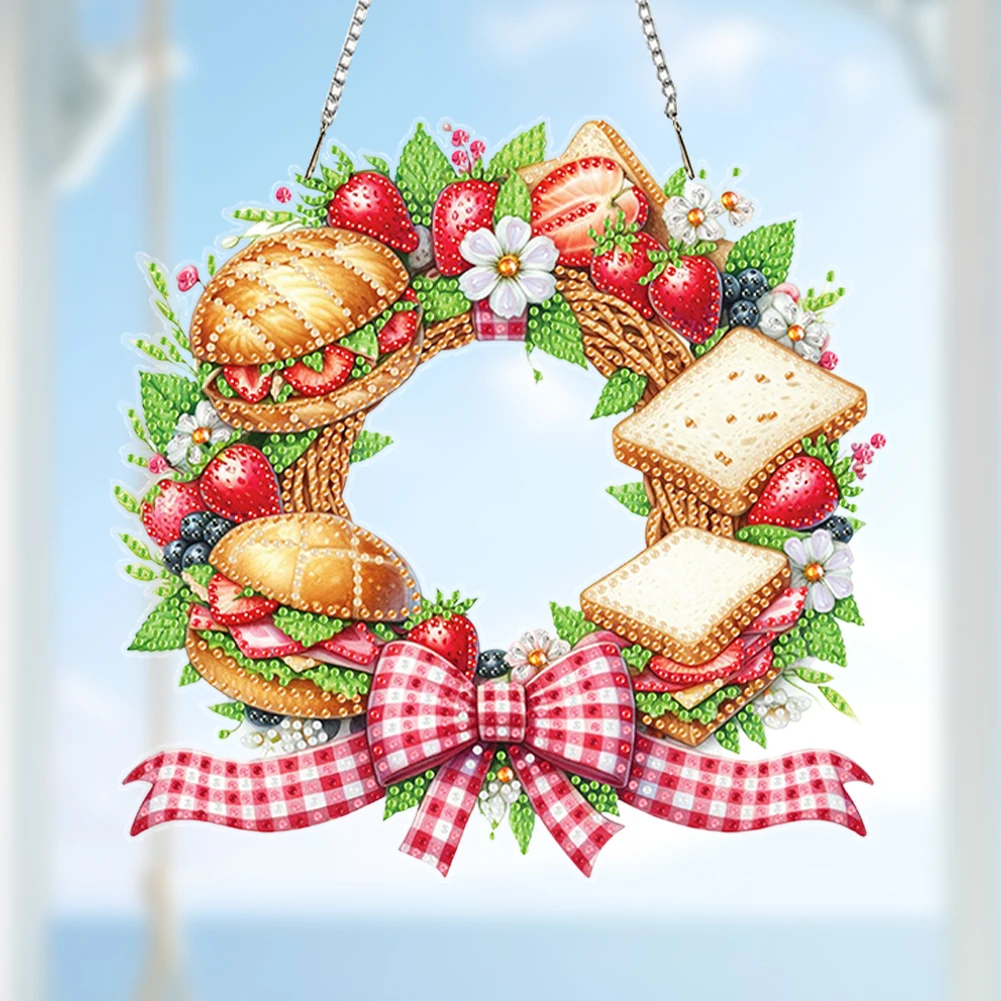 

2D/плоские подвесные украшения из страз специальной формы для самостоятельного изготовления, акриловые подвески для окон и дверей, декор для дома, подарок