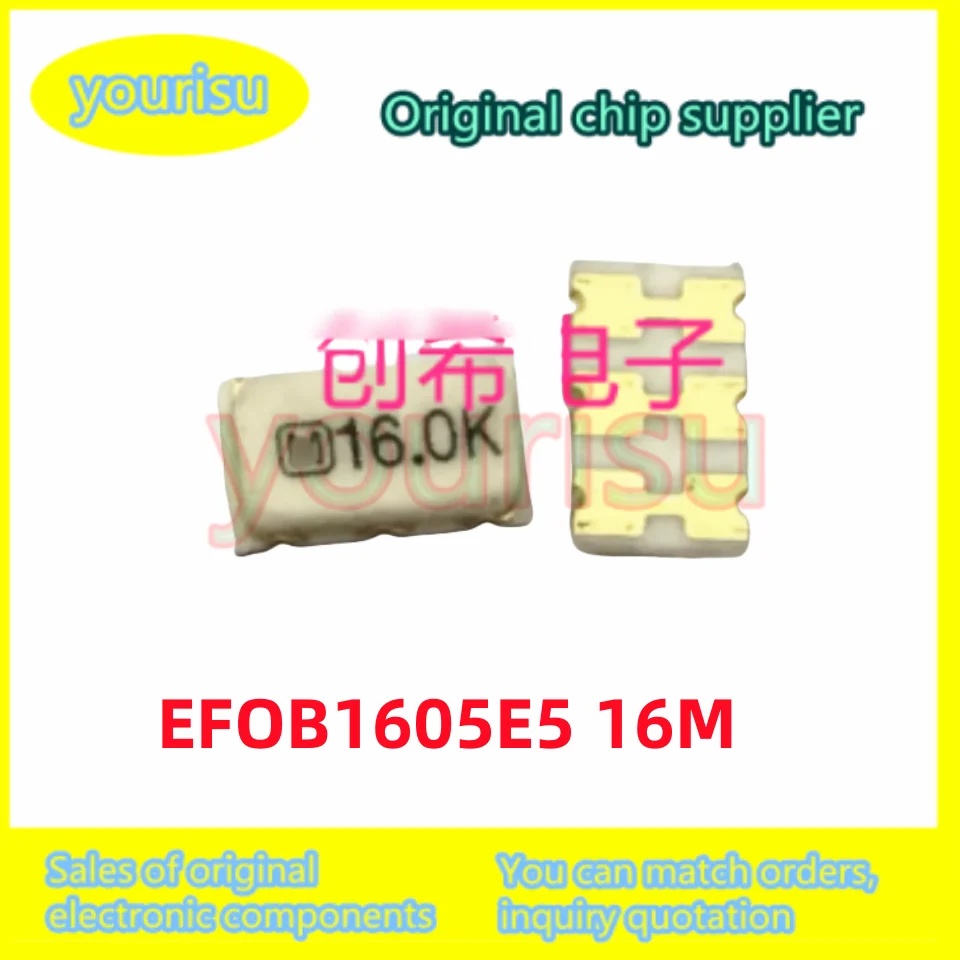 10Pcs/Lot Original EFOB1605E5 16MHZ SMD Ceramic Crystal Oscillator 5.*3.2 Three-legged ZTTCP16M