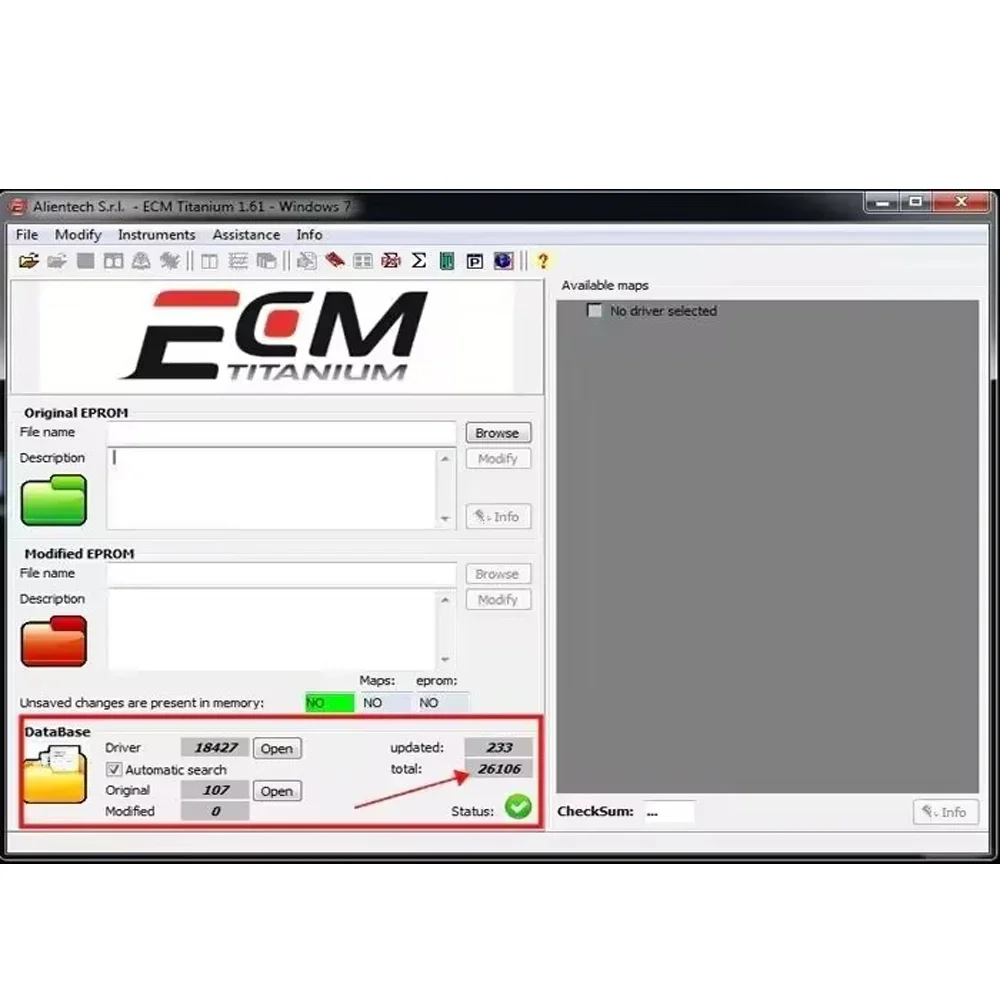 ECM Titanium 1.61 Software with 26000+ Drivers ECU Tool Compatible