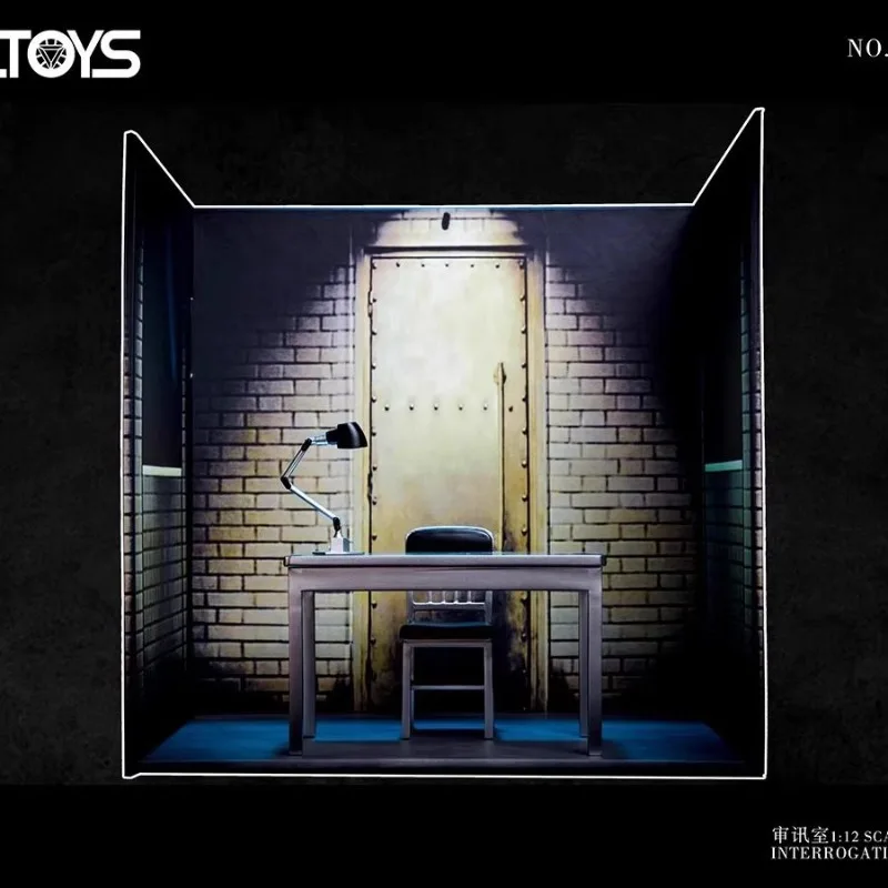 PCTOYS Original Scene 1/12 Table and Chair Set Series Joker Bat Confronting Soldier Scene Anime Toys Model Festival Gift for Boy