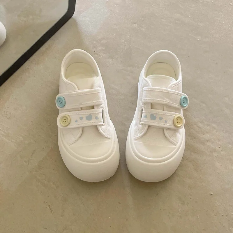 Damen-Canvas-Schuhe 2026 Frühling Herbst Neue Atmungsaktive Plateau-Freizeitschuhe Leichte Bequeme Weichsohlen-Sneaker – Detail 8