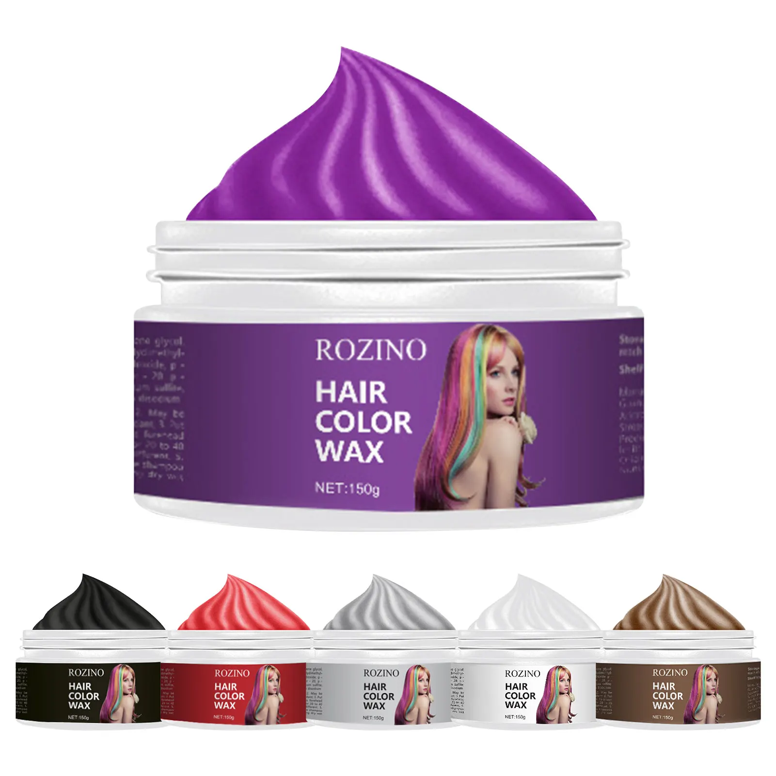 Hair Dye Thermochromic Color Changing Dye Gray Hair Color Cream Thermo Sensing Shade Shifting Hair Color Wax Hair Styling