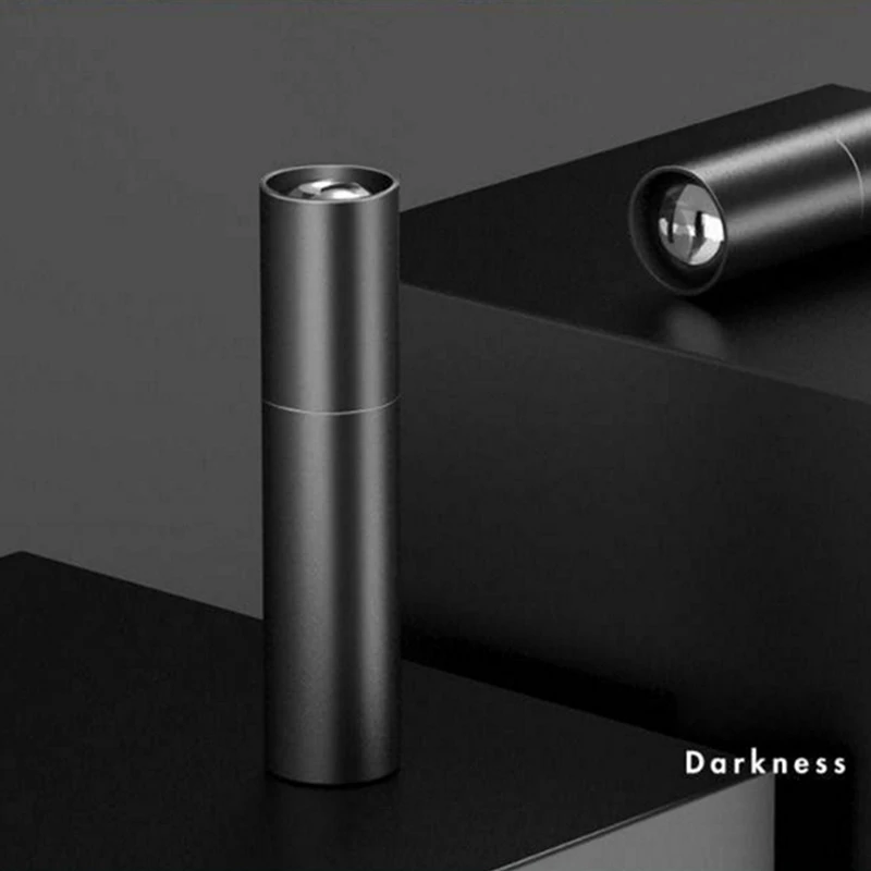 Led Strong Light Outdoor Portable USB Charging Emergency Mini Flashlight Emergency Magnesium Alloy Mini Flashlight