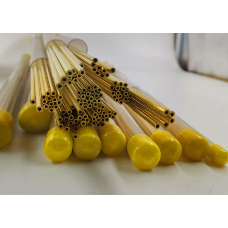 

Brass Drilling Electrode Tube Diameter 0.3mm to 1.0mm Length 400mm Single Hole for EDM Drilling Machine
