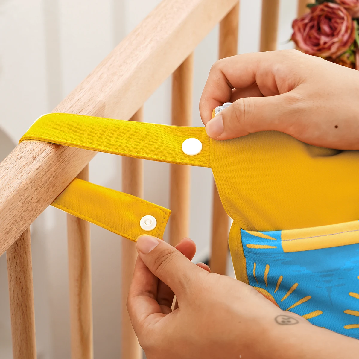 HappyFlute 1 قطعة حفاضات قابلة لإعادة الاستخدام بسحّاب رطب وجاف مقاوم للماء حقائب أطفال للسفر على الشاطئ وحمام السباحة وحفاضات الأطفال وصالة الألعاب الرياضية واليوجا