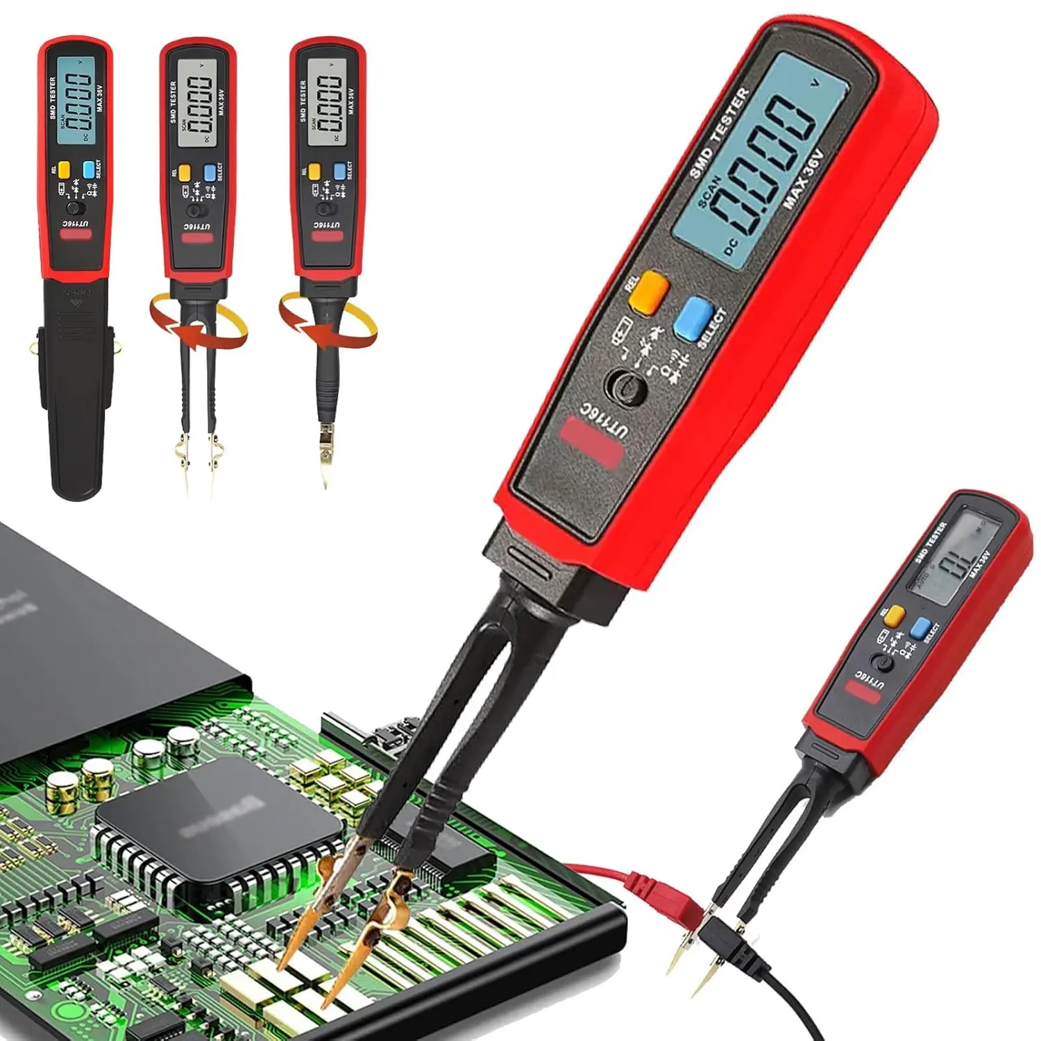 

UT116C Тестер предохранителей для снятия парабита, новинка 2026, многофункциональный, до 80 А, сменные насадки, точный