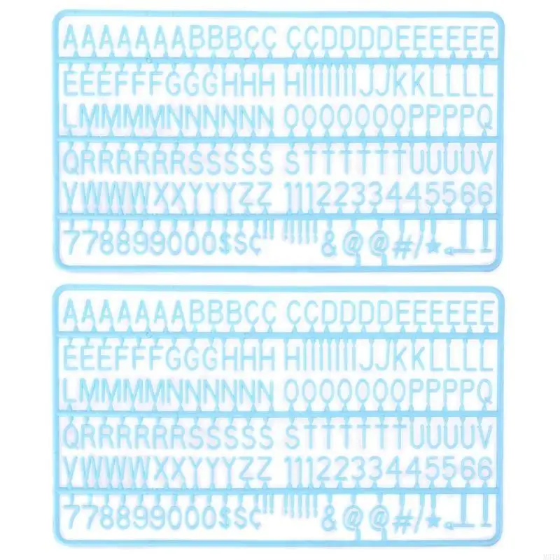 M5TB Números e símbolos letras pré-cortadas