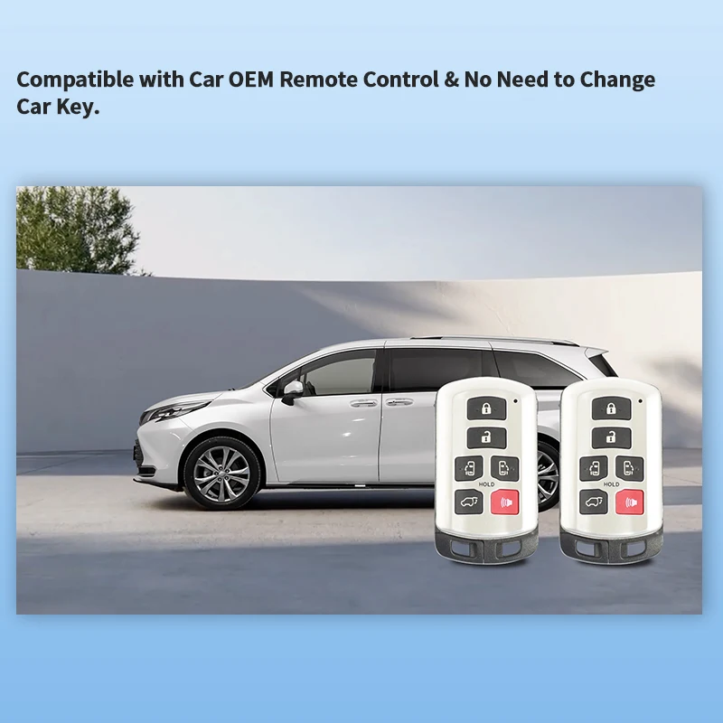 EASYGUARD Comfort Access Touch Door Handle Keyless Entry System Fit for Toyota Sienna with OEM Push to start only view 6
