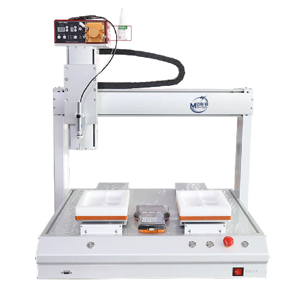 Dual-station Automatic Peristaltic Dispenser XYZ Multi-axis Precision Cold Glue Speaker Dispensing Machine Customizable