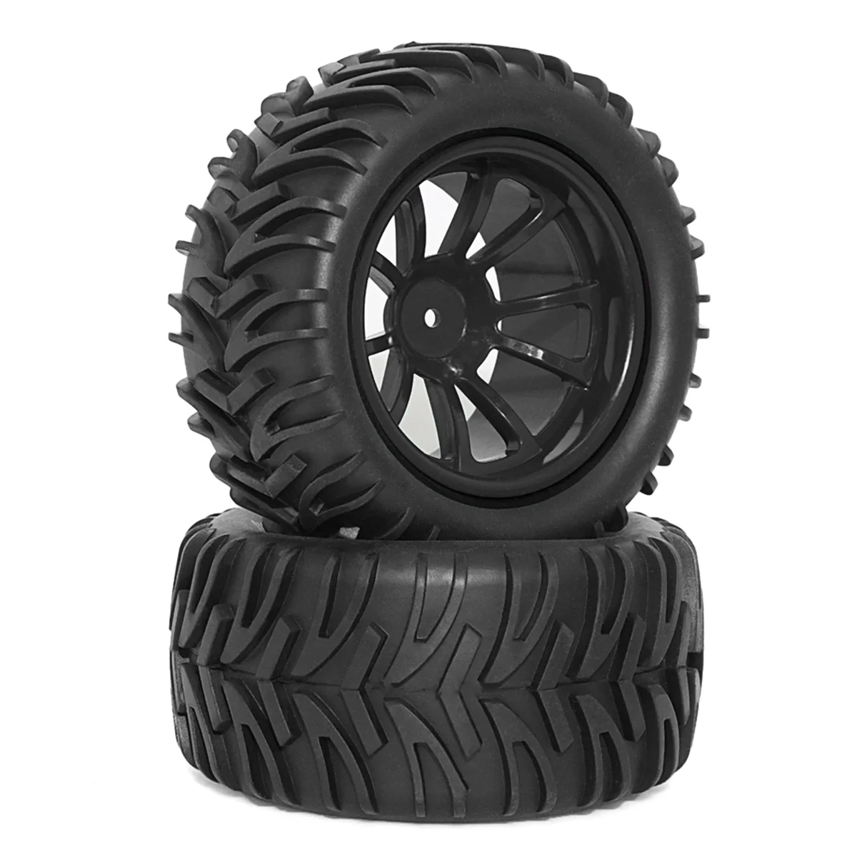 

AM-Rc Tires 1/10 Truck Tires and Wheels Remote Control Truck Tires Yellow