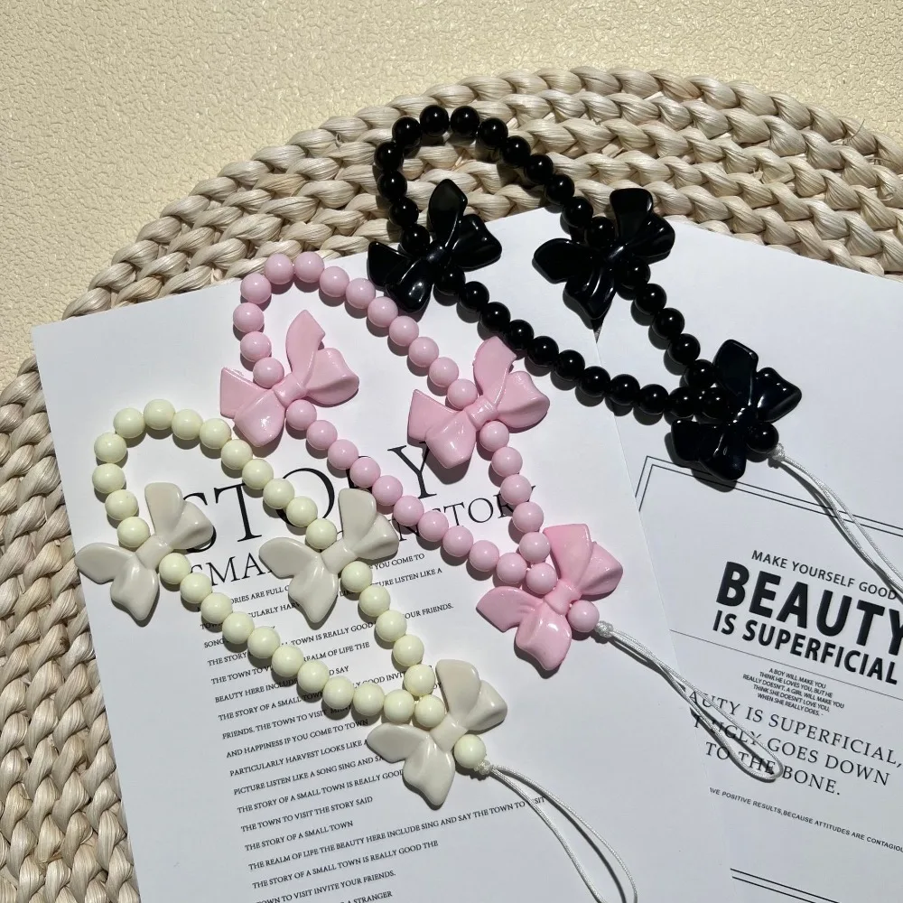 

Sweet Bowknot Phone Lanyard Y2k Bowknot Bowknot Phone Chain Harajuku Style Pendant Key Chain Pendant Key Accessories