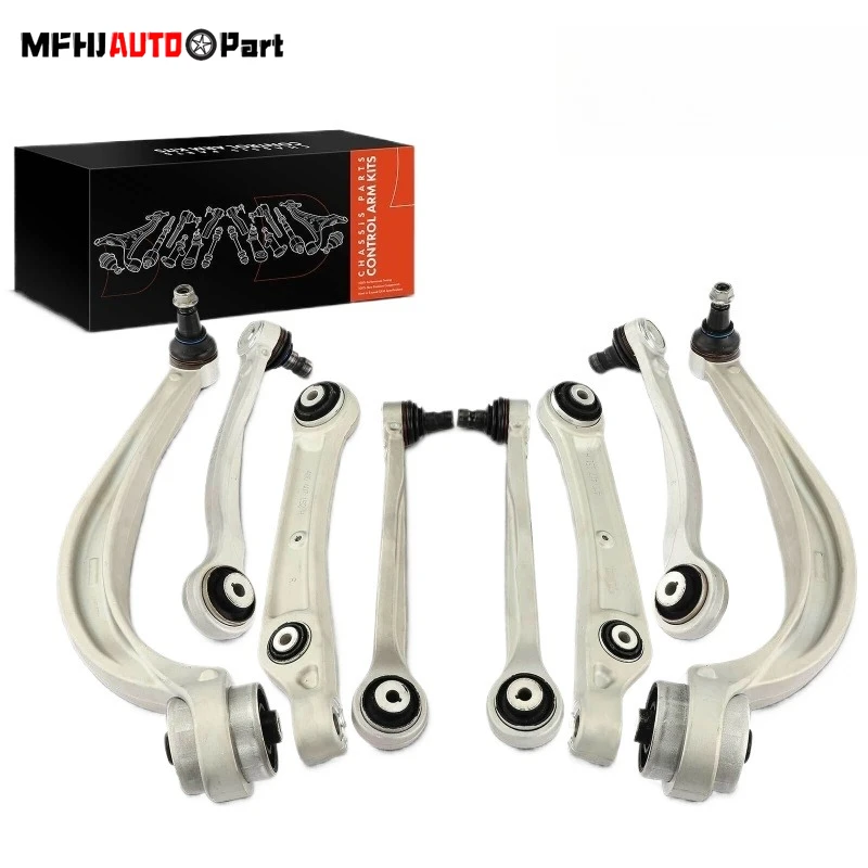 

8x Front Control Arms & Ball Joint Assembly for Audi Q7 2017 2018 2019 2.0L 3.0L 4M0407152D CMS701154
