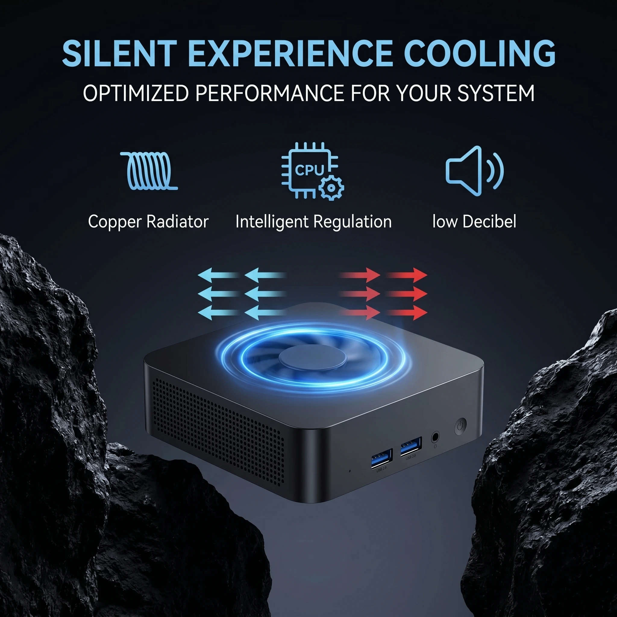 2026 Mini PC Gamer Computer  Intel Core i7-8650U 32GB RAM 1/2TB SSD FHD Bluetooth WiFi6 TYPE-C Windows 11 Gaming Office 4K HDMI