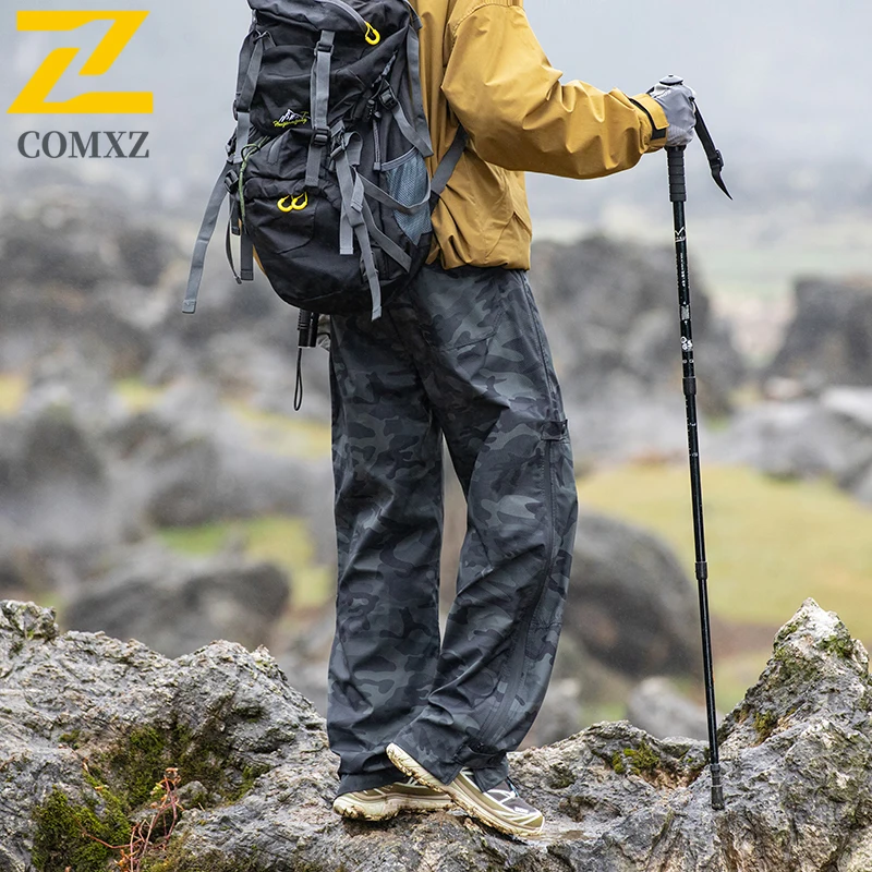 Retro Male Cargo Pants 2025 Autumn Relaxed Cycling Travel Streetwear Lightweight Trousers Breathable Casual Urban Trendy Pants