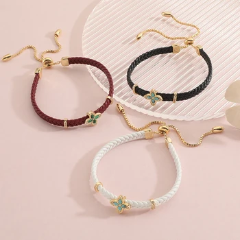 Classic Women's Leather Bracelet New Style Hand-woven Bracelet Accessory Fashion Man Bangle Jewelry Wholesale Dropshipping 1