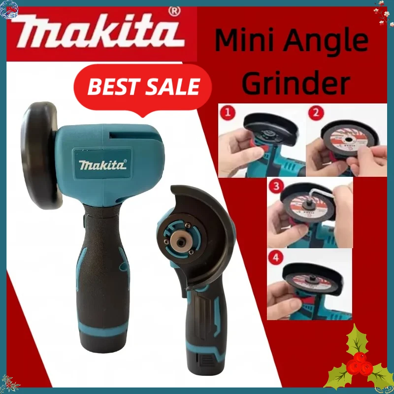 

Аккумуляторная мини-угловая шлифмашина Makita для полировки, 12В, универсальная, с мини-диском для резки
