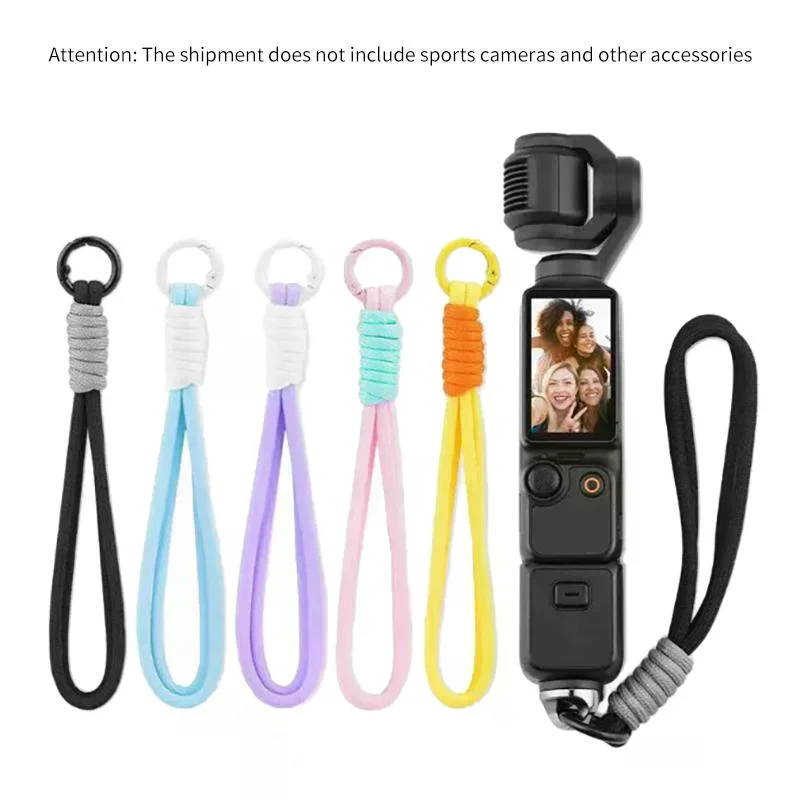 Adjustable Lanyard for OSMO Pocket 3 Osmo 360 Secure Wrist Hand Strap Compatible with Handheld Gimbal Camera Outdoor Accessory