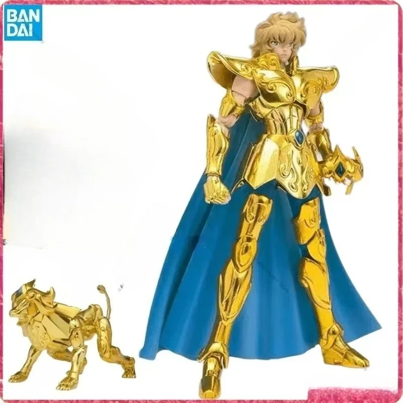 

Bandai Original in stock Saint Seiya EX Saint Cloth Myth Leo Aiolia Olia 2.0 Rebirth Version Movable Figure Toy Gift