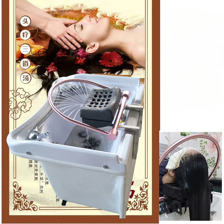 #Constant temperature circulation mobile head therapy basin grafting fumigation head therapy instrument water circulation
