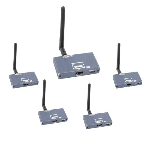 200m Wireless HDMI Extender 5.8G WiFi Transmitter Receiver 1080P 60Hz 1TX to 1/2/3/4 RX Long Range Video Sender Aluminum Alloy