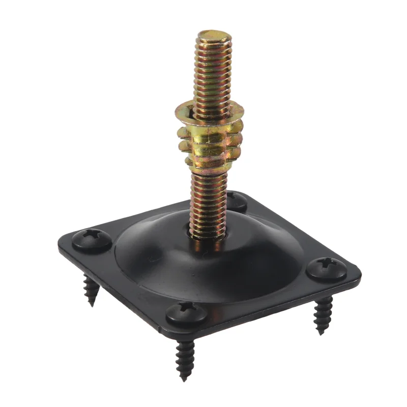 ABUP-4 قطعة/المجموعة الأثاث الساق تصاعد لوحات أريكة الساق مرفق لوحات M8 شماعات البراغي مسامير محولات لوحات معدنية قوس عدة