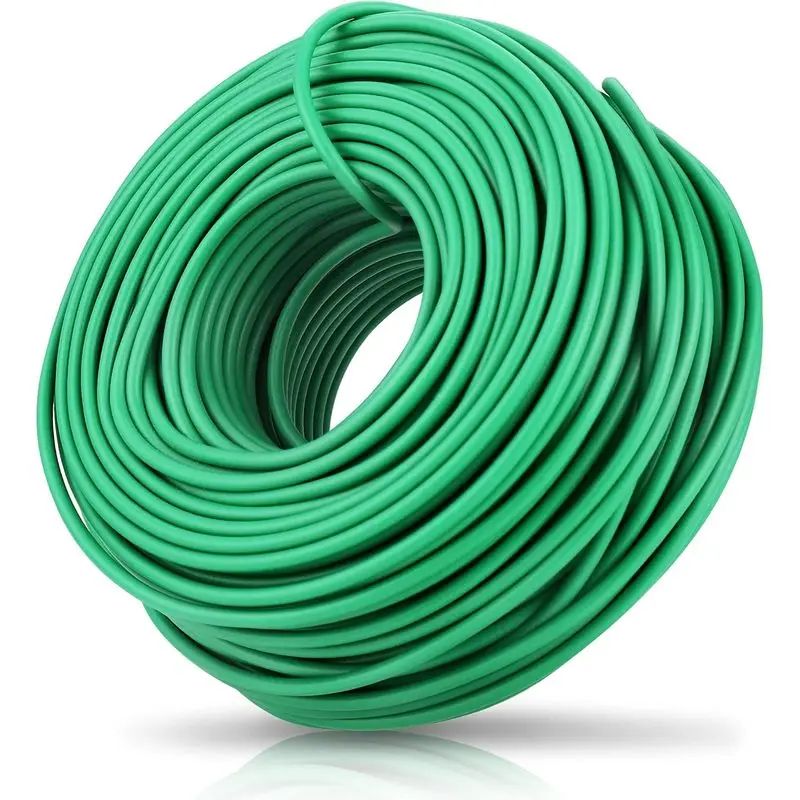 33-65Feet-long green soft tie wire for securing garden plants 2.5mmMulti-functional garden supplies with various diameters Speci
