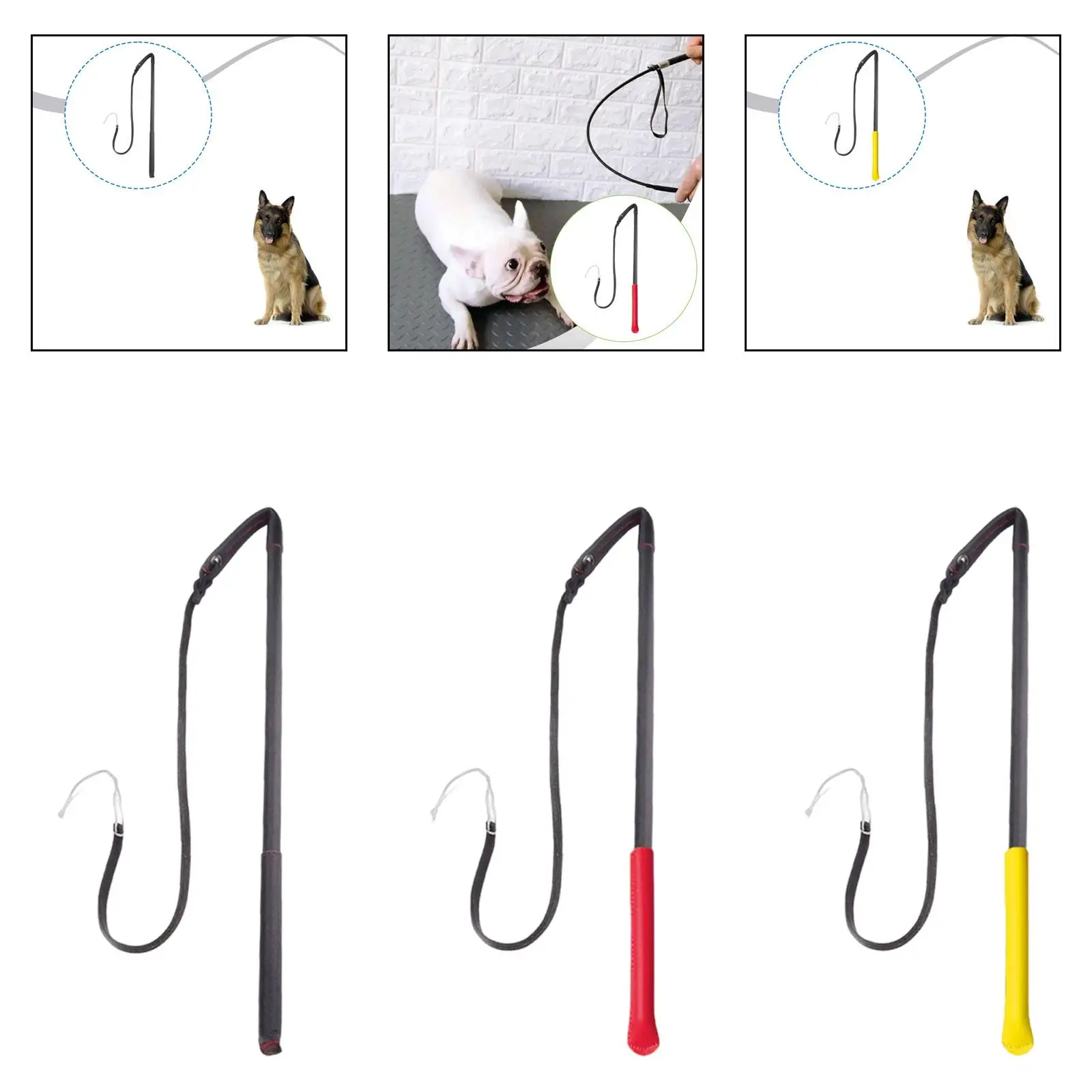 

Кнут для дрессировки собак, портативная палочка для ловкости, инструмент для упражнений на послушание, набор ловкости для собак, домашнее обучение