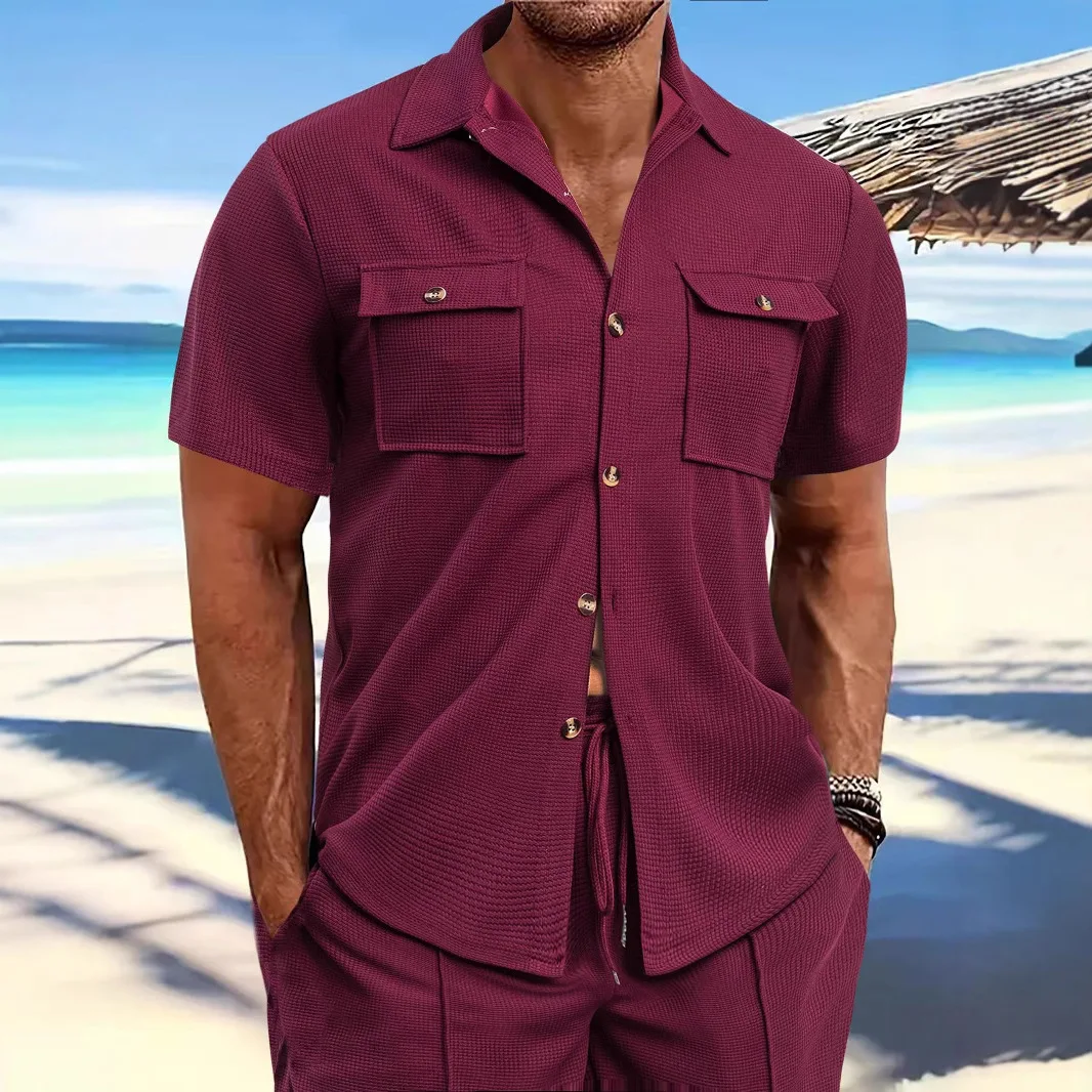 جديد 2025 سترة ort Sve للرجال irt كاجوال لون نقي ربيعي من جلد البولي يوريثان تصميم سهل الارتداء قابل للتشوه #4