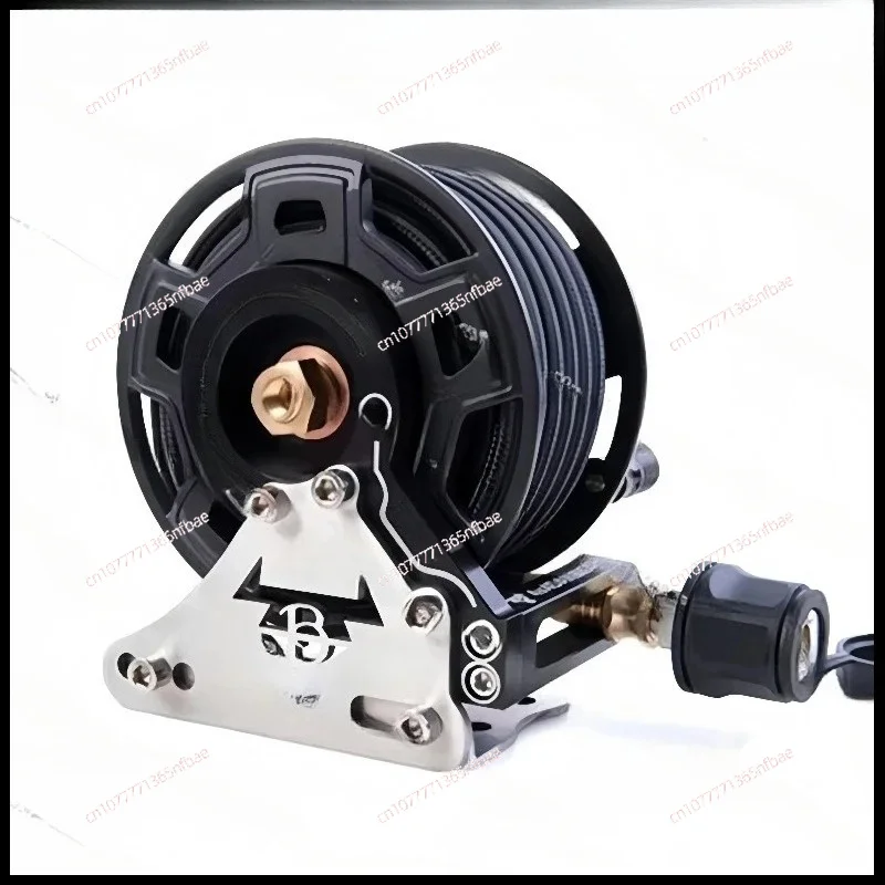 

All-Terrain with Air Pump Hose Reel Pump Tube Storage Artifact for Off-road Pump Inflation Tube Storage 7M Pipe
