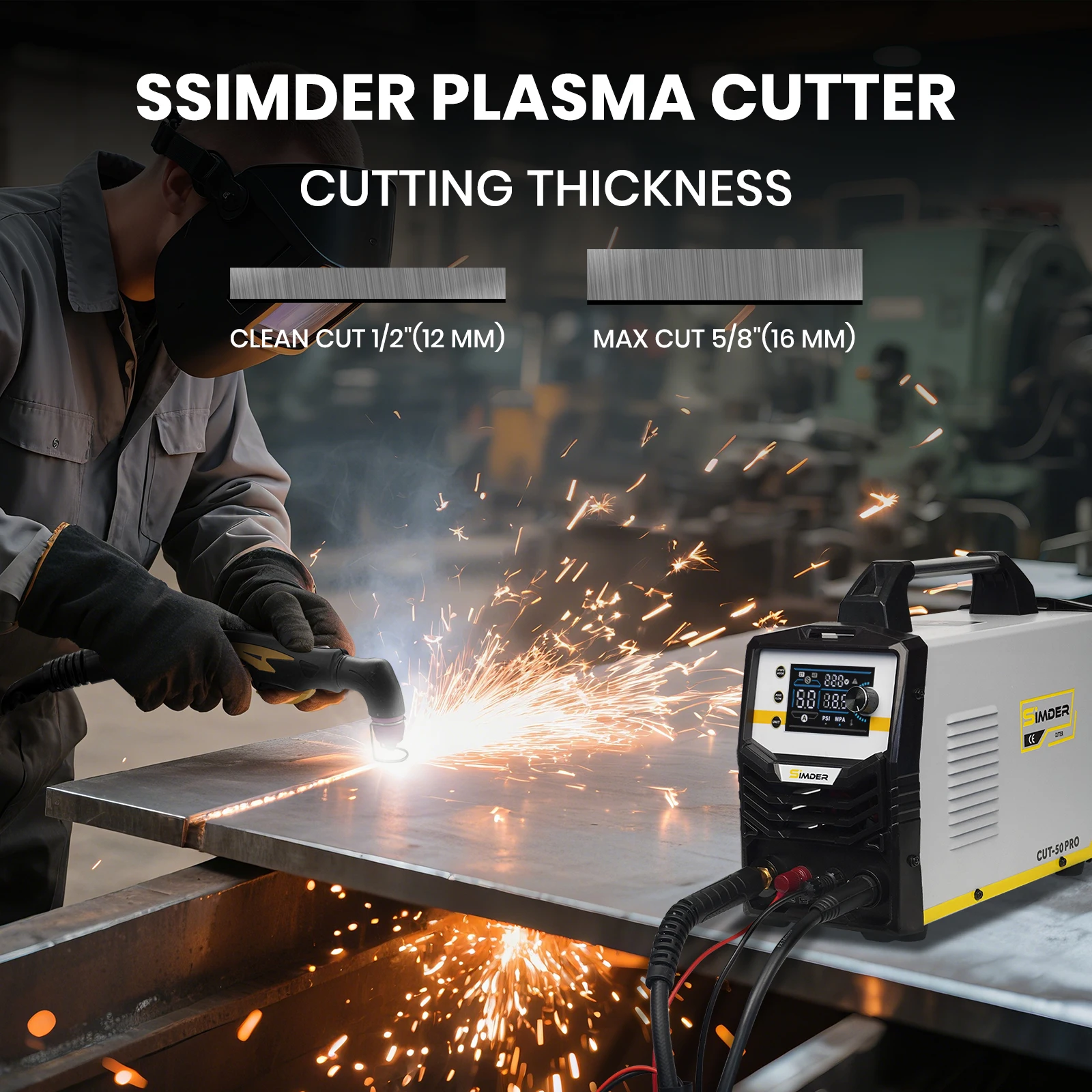 Saldatrice al plasma 50A con a - Plasma Cutter Pilot Arc 50A recensione e prezzo