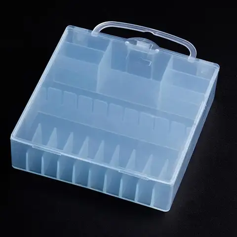 작은 낚시 태클 상자, 작은 보관 용기, 야외 낚시 도구용 투명 낚시 루어 액세서리 용기