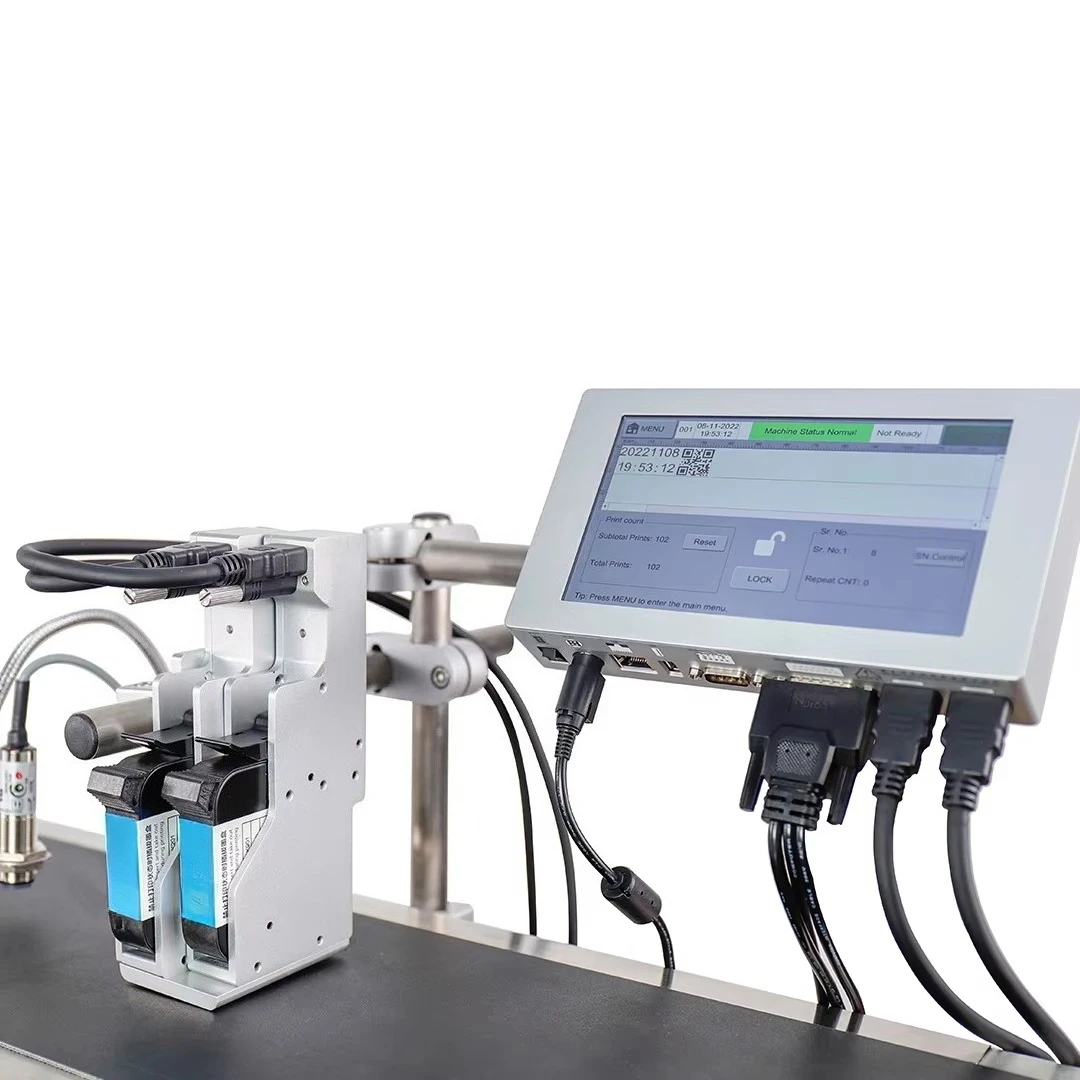 Online Thermal Inkjet Coding Printer for Barcode/Label/Logo/QRCode/Date/Batch Number