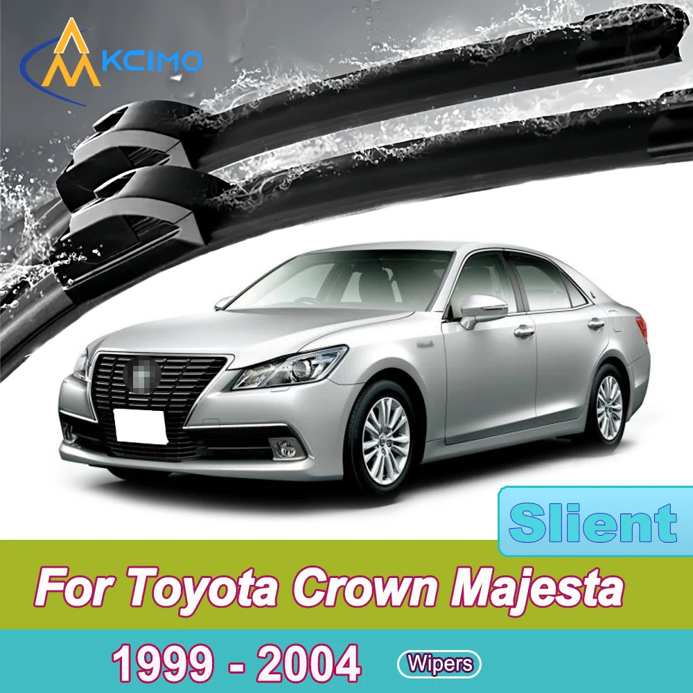 

2pcs Quiet Beam Wiper Blades for Toyota Crown Majesta S170 1999-2004 Silent Windshield Wipers with Quick Installation