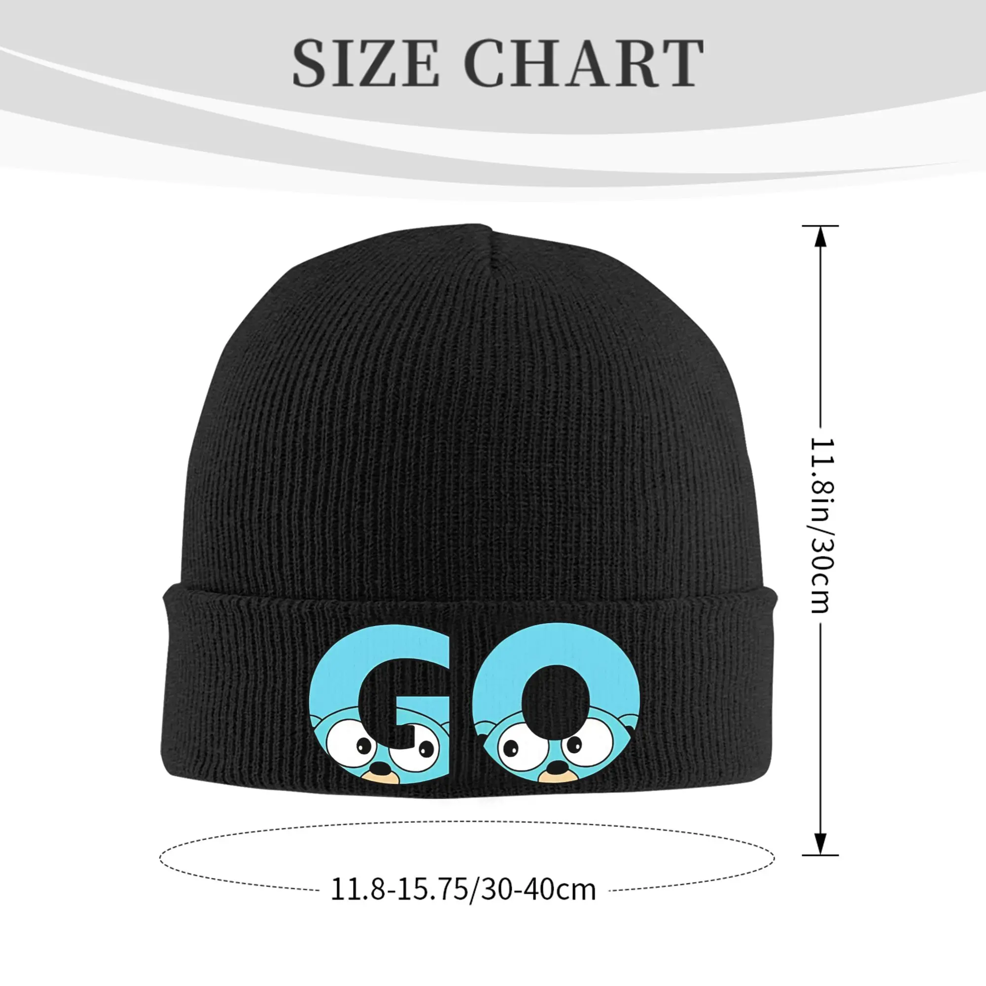 Go gopher  Accessories Winter Warm Cuff Beanie For Women Men Knitted Caps  Bonnet Hats